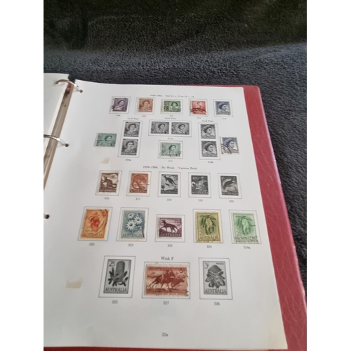 146 - 1 X ALBULM CONTAINING AUSTRALIAN STAMPS 1913 ONWARDS TO 1975