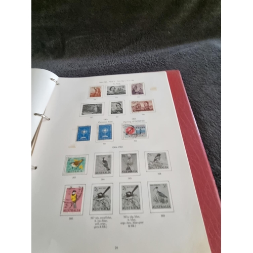 146 - 1 X ALBULM CONTAINING AUSTRALIAN STAMPS 1913 ONWARDS TO 1975