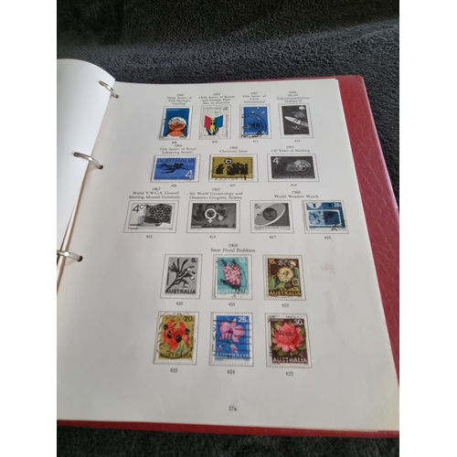 146 - 1 X ALBULM CONTAINING AUSTRALIAN STAMPS 1913 ONWARDS TO 1975