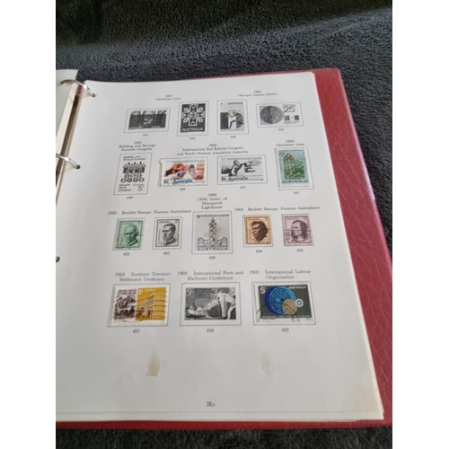 146 - 1 X ALBULM CONTAINING AUSTRALIAN STAMPS 1913 ONWARDS TO 1975