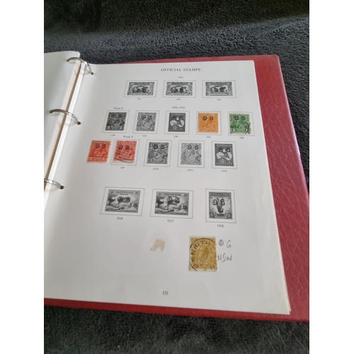 146 - 1 X ALBULM CONTAINING AUSTRALIAN STAMPS 1913 ONWARDS TO 1975