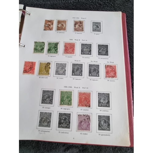 146 - 1 X ALBULM CONTAINING AUSTRALIAN STAMPS 1913 ONWARDS TO 1975