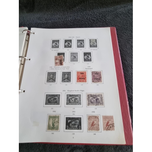 146 - 1 X ALBULM CONTAINING AUSTRALIAN STAMPS 1913 ONWARDS TO 1975