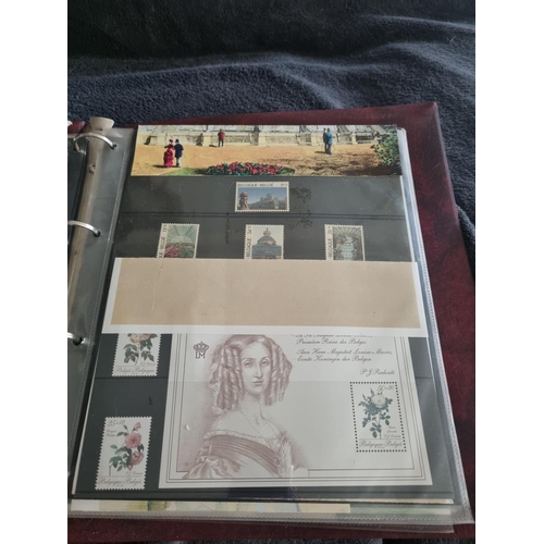 171 - STAMP ALBULM CONTAINING WORLD WIDE STAMPS AND FIRST DAY COVERS