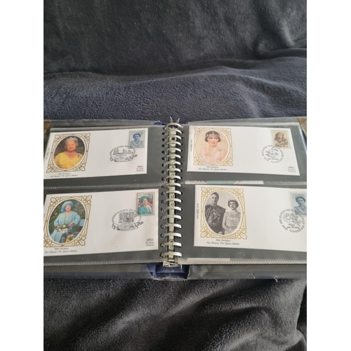 177 - SELECTION OF BBENHAM FIRST DAY COVERS QUEEN MOTHER DIANNA AND BUTTERFLYS