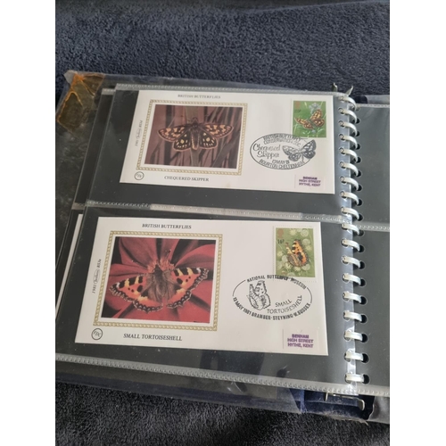 177 - SELECTION OF BBENHAM FIRST DAY COVERS QUEEN MOTHER DIANNA AND BUTTERFLYS