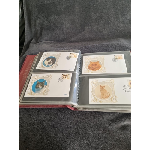 185 - ALBUM CONTAINING BENHAM CATS FIRST DAY COVERS