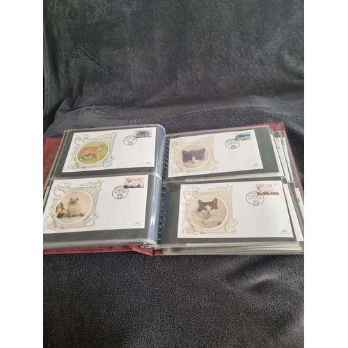 185 - ALBUM CONTAINING BENHAM CATS FIRST DAY COVERS