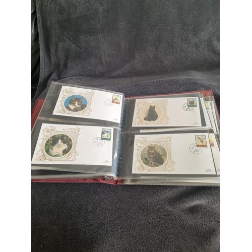 185 - ALBUM CONTAINING BENHAM CATS FIRST DAY COVERS