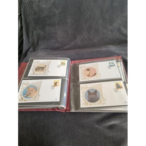 185 - ALBUM CONTAINING BENHAM CATS FIRST DAY COVERS