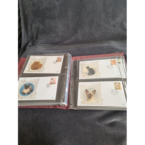 185 - ALBUM CONTAINING BENHAM CATS FIRST DAY COVERS