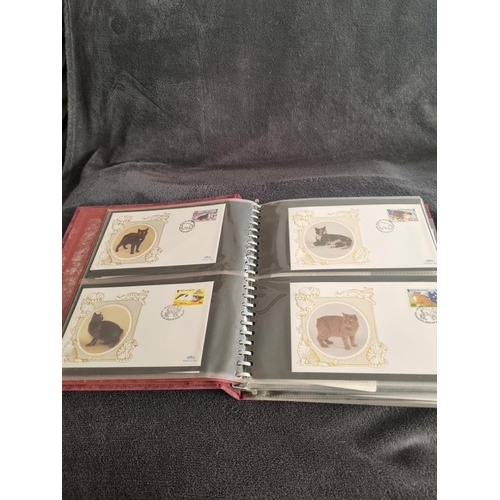 185 - ALBUM CONTAINING BENHAM CATS FIRST DAY COVERS