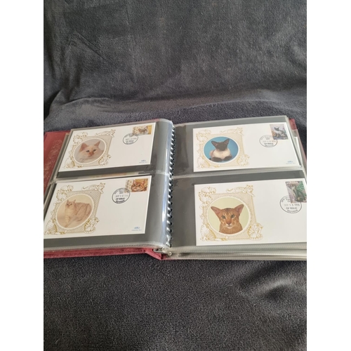 185 - ALBUM CONTAINING BENHAM CATS FIRST DAY COVERS