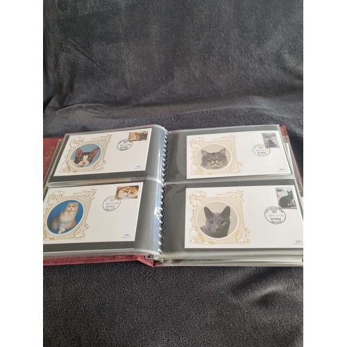 185 - ALBUM CONTAINING BENHAM CATS FIRST DAY COVERS