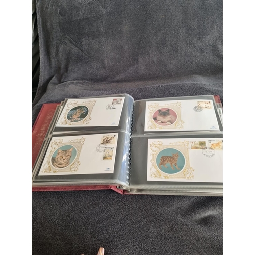 185 - ALBUM CONTAINING BENHAM CATS FIRST DAY COVERS