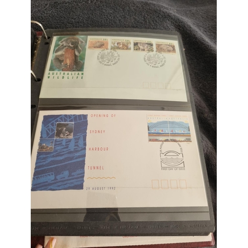 186 - ALBUM CONTAINING AUSTRALIA FIRST DAY COVERS