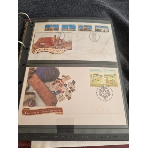 186 - ALBUM CONTAINING AUSTRALIA FIRST DAY COVERS