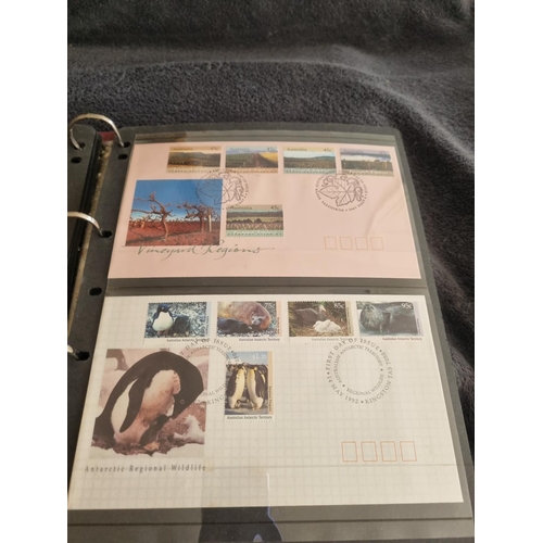 186 - ALBUM CONTAINING AUSTRALIA FIRST DAY COVERS