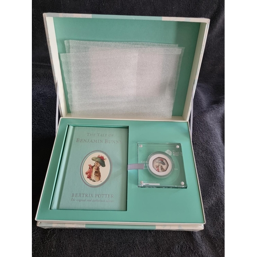 229 - ROYAL MINT TALE OF BENJAMIN BUNNY LTD EDITION COIN AND BOOK GIFT SET