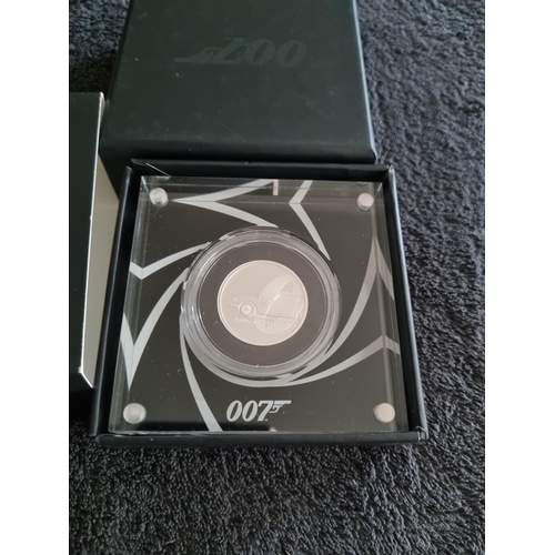 261 - ROYAL MINT BOND JAMES BOND 2020 UK HALF OUNCE SILVER PROOF COIN