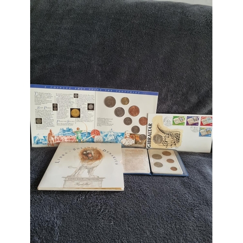 39 - 10 X FIRST DAY COIN AND STAMP COVER COIN COLLECTIONS