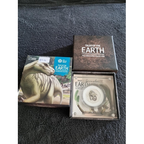 42 - ROYAL MINT TALES OF THE EARTH DINOSAUR COLLECTION 2020 UK 50P SILVER PROOF COIN