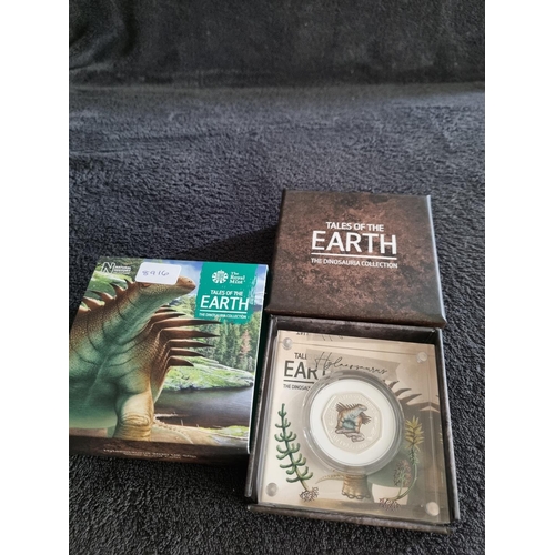 59 - ROYAL MIN TALES OF THE EARTH DINOSAUR COLLECTION 2020 UK 50P SILVER PROOF COIN