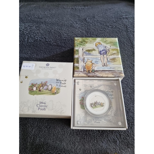 71 - ROYAL MINT WINNIE THE POOH AND FRIENDS 2021 UK 50P SILVER PROOF COIN