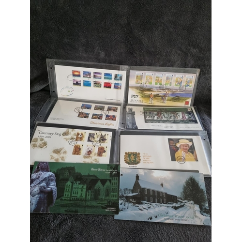 85 - 34 GUERNSEY FIRST DAY AND MINT STAMP COVERS