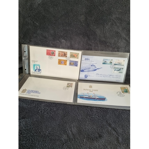 96 - 32 GUERNSEY STAMP COVERS