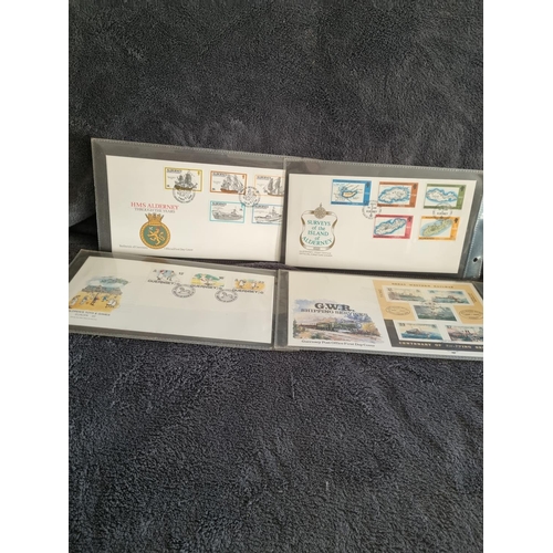 96 - 32 GUERNSEY STAMP COVERS