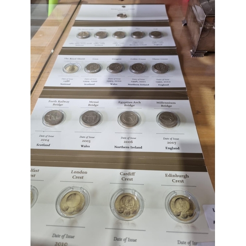 292 - the royal mmint collectors pack £1 coin edition with 14 £1 coins