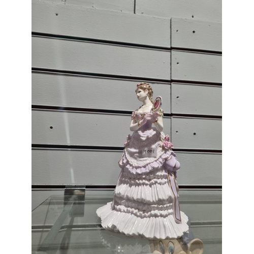 325 - 1 x royal worcester speldor at court ltd edition figurine