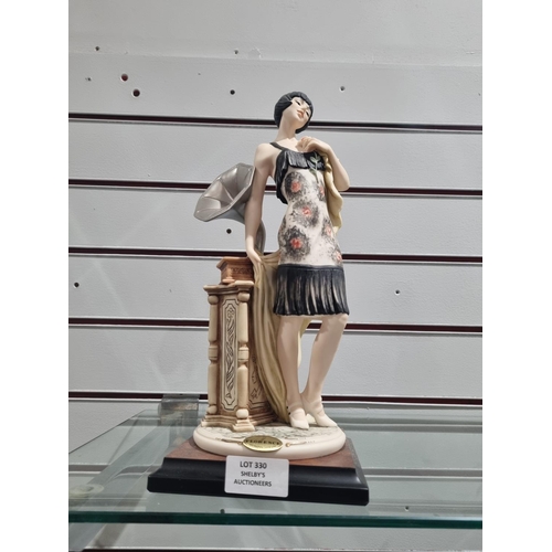 330 - 1 x florece art deco style figurine