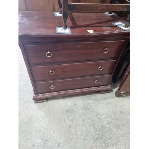 58 - 1 x silentnight 3 drawer chest of drawers