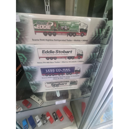 126 - 4 X VARIOUS BOXED EDDIE STOBART MODELS