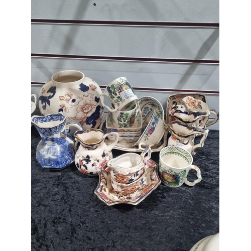 344 - SELECTION OF MASONS POTTERY WEAR ITEMS