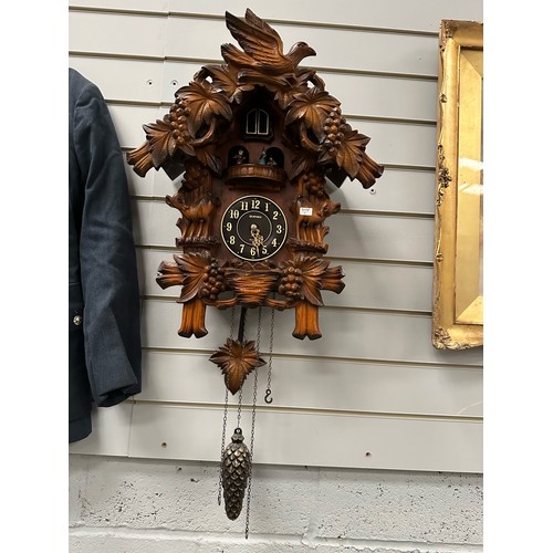 241 - 1 X WOODEN CUCKOO CLOCK