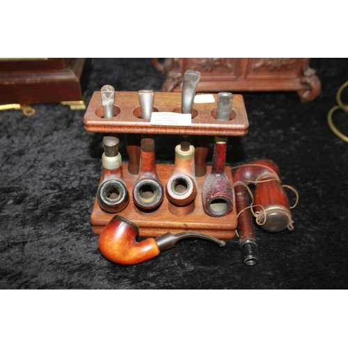 SELECTION OF VARIOUS SMOKERS PIPES