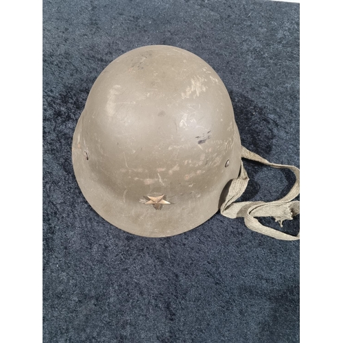 10 - 1 X WW2 JAPANESE MILITARY HELMET