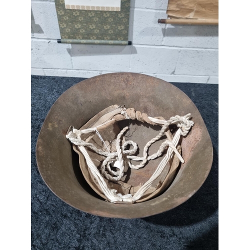 24 - 1 X WW2 JAPANESE MILITARY HELMET