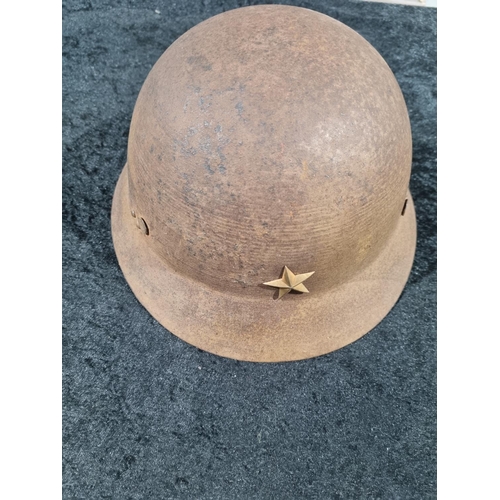 28 - 1 X WW2 JAPANESE MILITARY HELMET