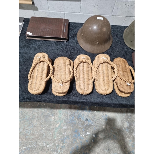 36 - 5 X PAIRS OF JAPANESE TRADITIONAL ZORI SANDLES