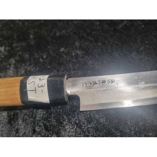 38 - 1 X MASAMOTO SOHONTEN KITCHEN KNIFE SAKAI TACLASHI