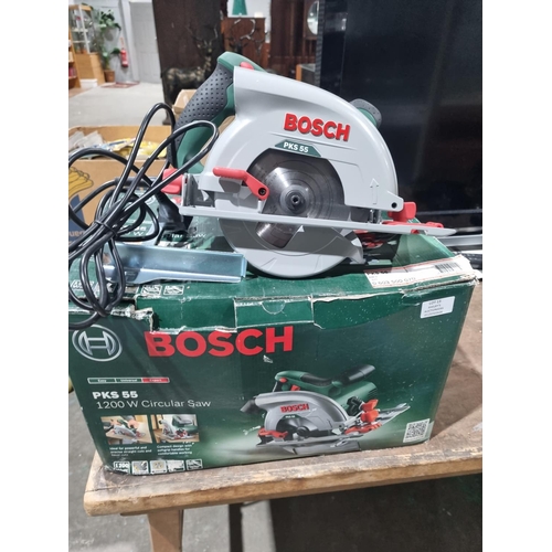 13 - 1 X AS NEW IN BOX BOSCH 1200W  WIRED CIRCULAR SAW