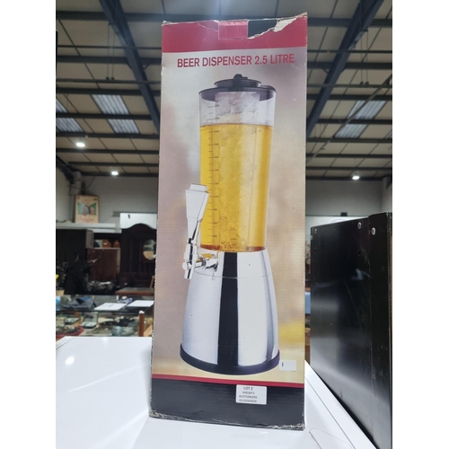 2 - 1 X 2.5 LITER BOXED BEER DISPENSER