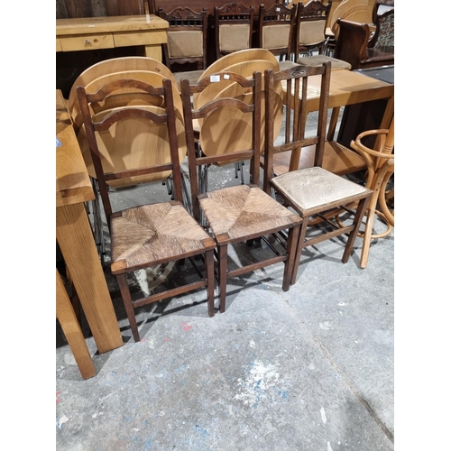 83 - 3 X BEDROOM CHAIRS