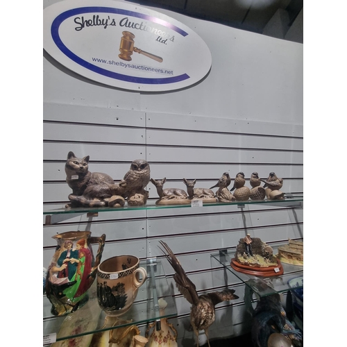 249 - SELECTION OF POOLE POTTERY ANIMAL FIGURES