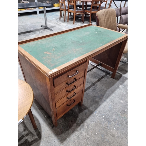 25 - 1 X OAK 1960S DESK