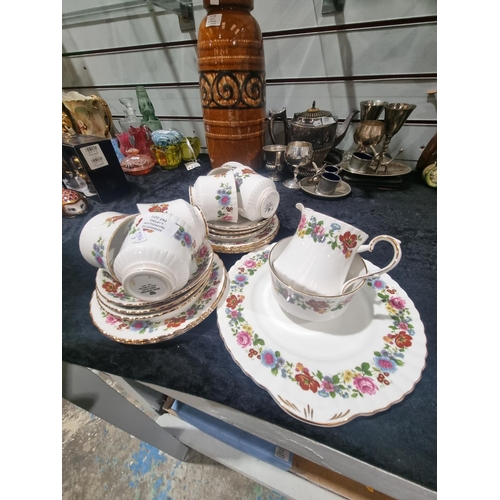 292 - SELECTION OF ROYAL STAFFORD TEA SET ITEMS